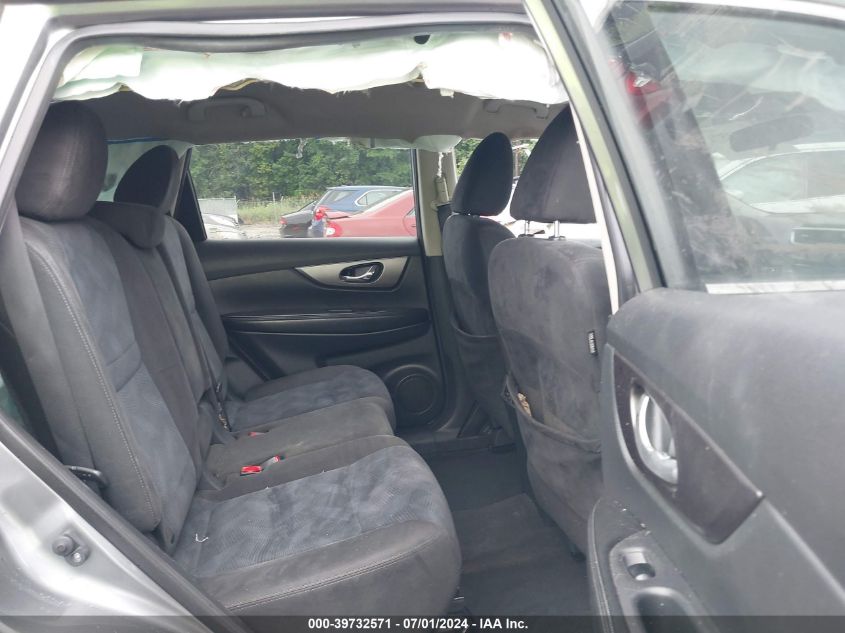 2015 Nissan Rogue Sv VIN: KNMAT2MV9FP504219 Lot: 39732571