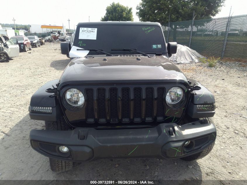 2021 Jeep Wrangler Unlimited Sahara VIN: 1C4HJXEN6MW814878 Lot: 39732591