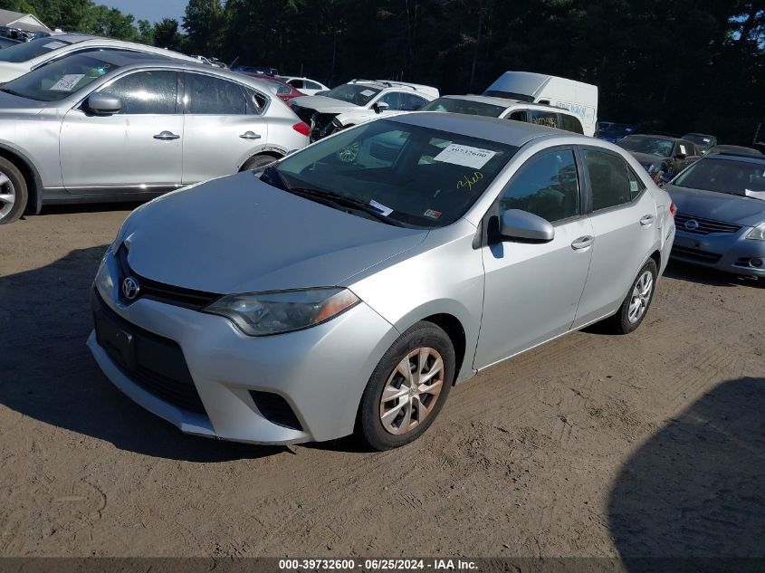 VIN 2T1BURHE0GC563034 2016 Toyota Corolla, L no.2