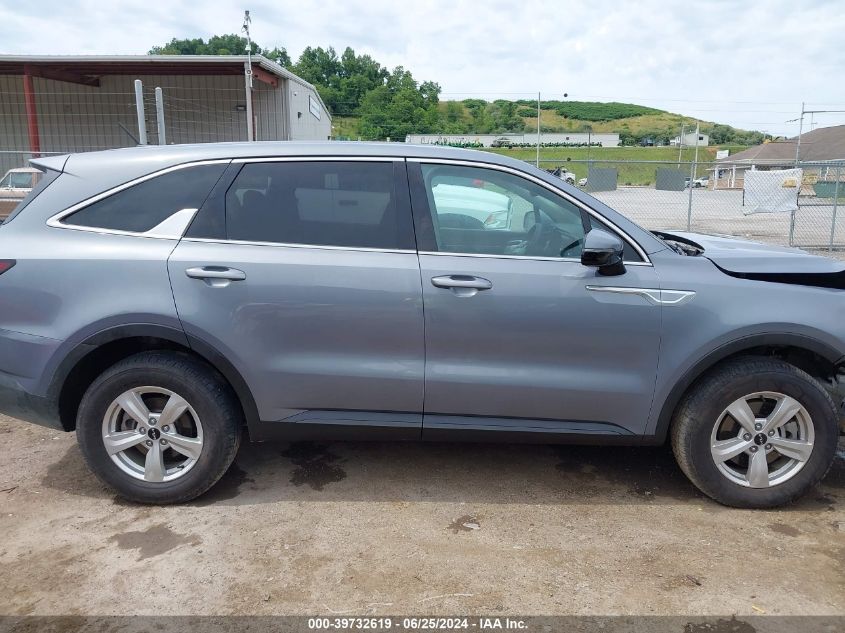 2022 Kia Sorento Lx VIN: 5XYRGDLC2NG123395 Lot: 39732619