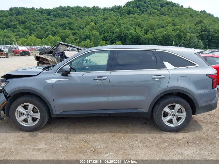 2022 Kia Sorento Lx VIN: 5XYRGDLC2NG123395 Lot: 39732619