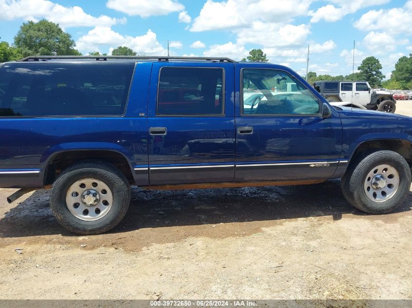 1996 Chevrolet Suburban K1500 VIN: 3GNFK16R6TG165316 Lot: 39732650