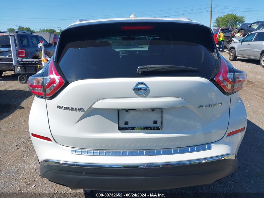 2015 Nissan Murano Platinum VIN: 5N1AZ2MG5FN275478 Lot: 39732652