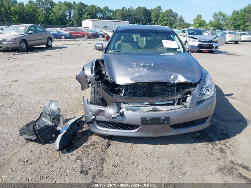 2010 Infiniti G37X VIN: JN1CV6EL3AM152923 Lot: 39732679