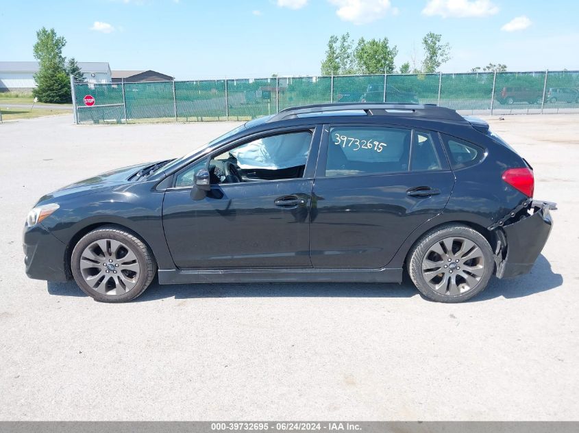 2016 Subaru Impreza Wagon 2.0I Sport Limited VIN: JF1GPAY69GH287610 Lot: 39732695