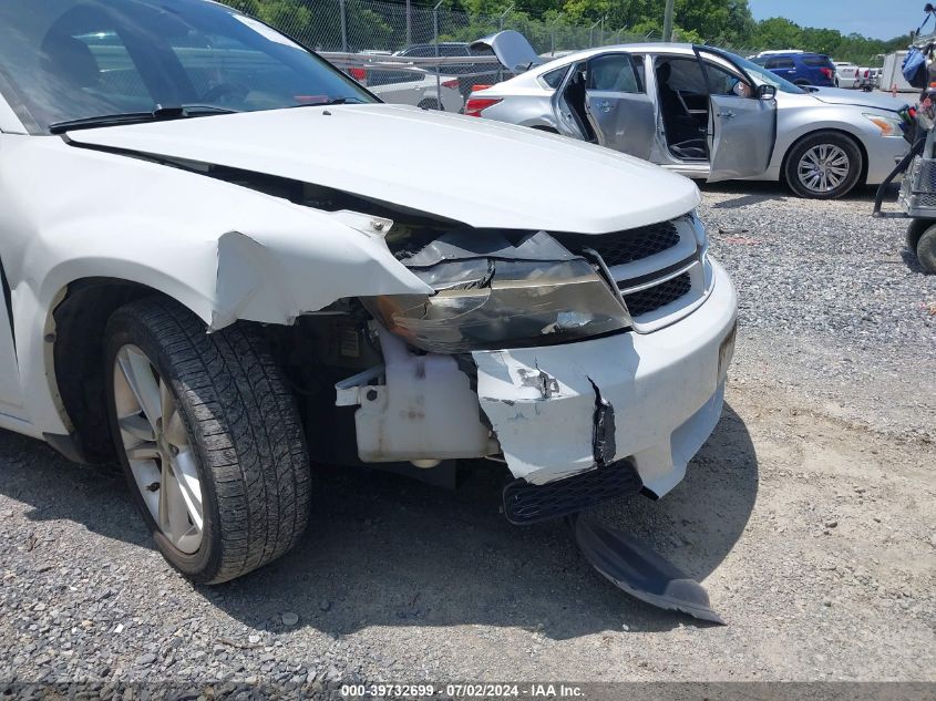 2013 Dodge Avenger Se V6 VIN: 1C3CDZAG9DN768929 Lot: 39732699