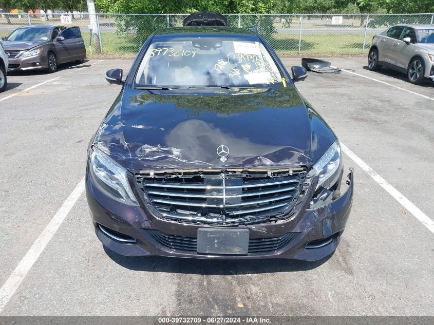 2015 Mercedes-Benz S 550 4Matic VIN: WDDUG8FB4FA110594 Lot: 39732709