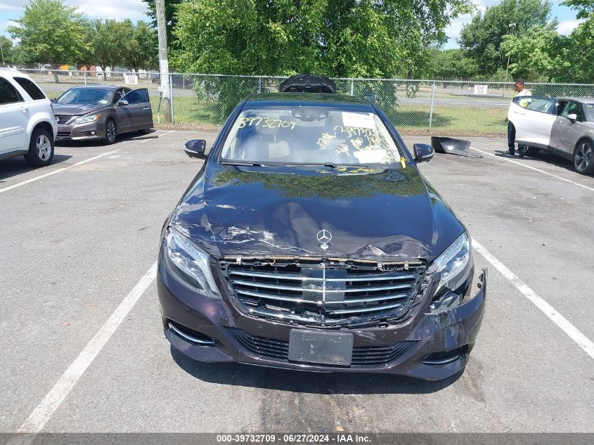 2015 Mercedes-Benz S 550 4Matic VIN: WDDUG8FB4FA110594 Lot: 39732709