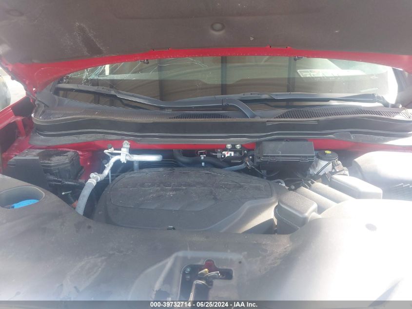 2022 Honda Passport Exl VIN: 5FNYF7H52NB006112 Lot: 39732714