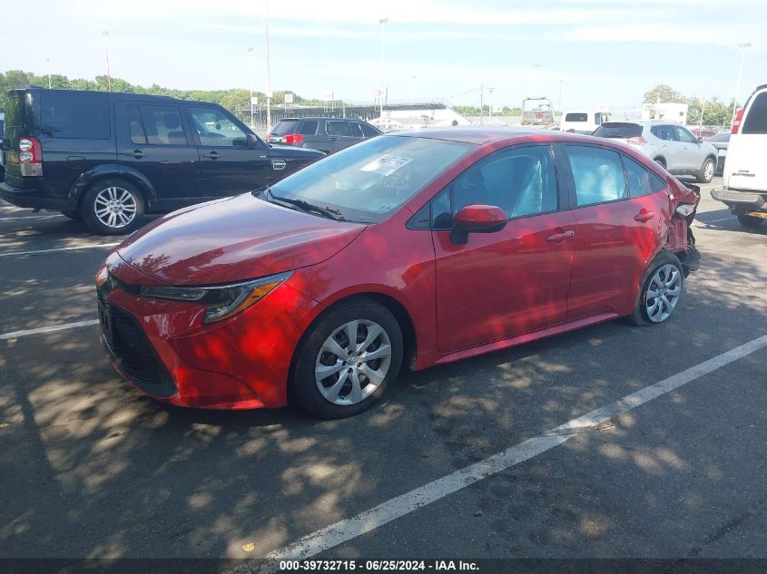 2021 TOYOTA COROLLA 1.8L I-4 DOHC, VVT, (VIN: 5YFEPMAE7MP225921