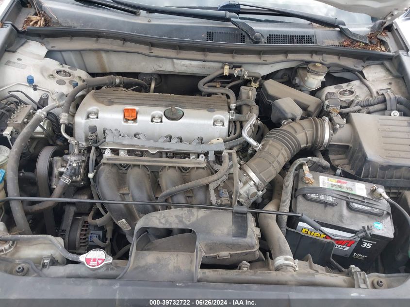 2010 Honda Accord 2.4 Lx VIN: 1HGCP2F3XAA186293 Lot: 39732722