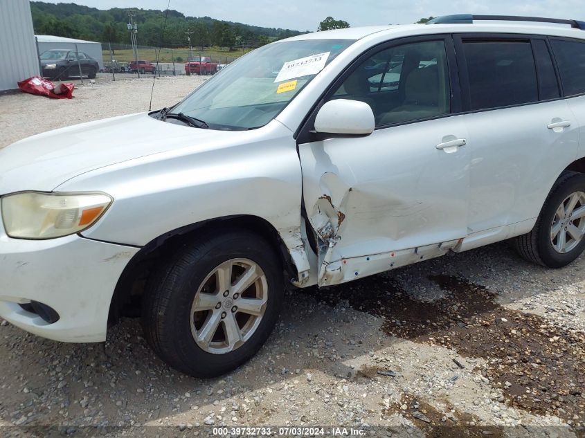 2008 Toyota Highlander VIN: JTEES41A882050719 Lot: 39732733
