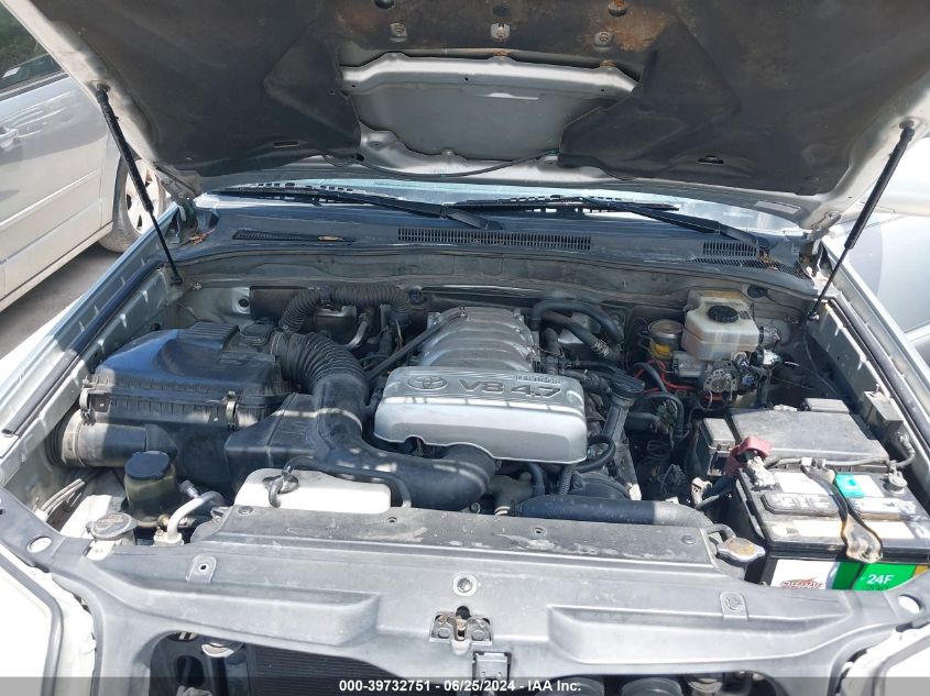 2003 Toyota 4Runner Sr5 Sport V8 VIN: JTEZT14R730010571 Lot: 39732751