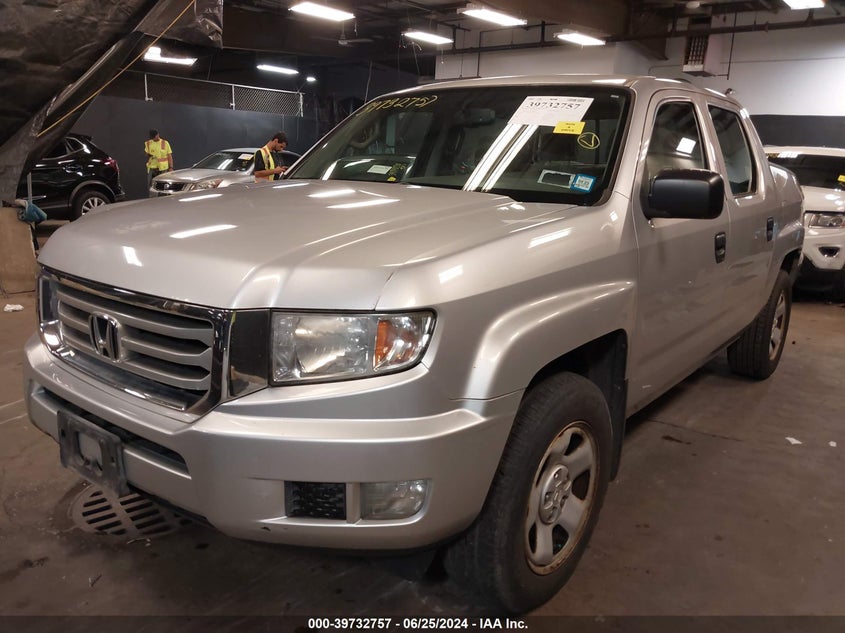 2013 HONDA RIDGELINE RT - 5FPYK1F26DB008887