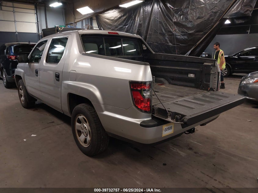 2013 HONDA RIDGELINE RT - 5FPYK1F26DB008887