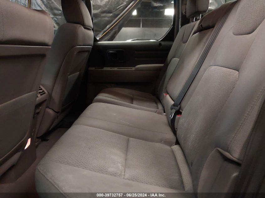 2013 HONDA RIDGELINE RT - 5FPYK1F26DB008887