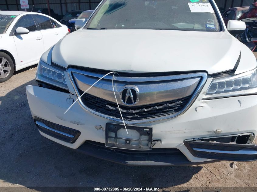 2014 Acura Mdx VIN: 5FRYD3H24EB011332 Lot: 39732805