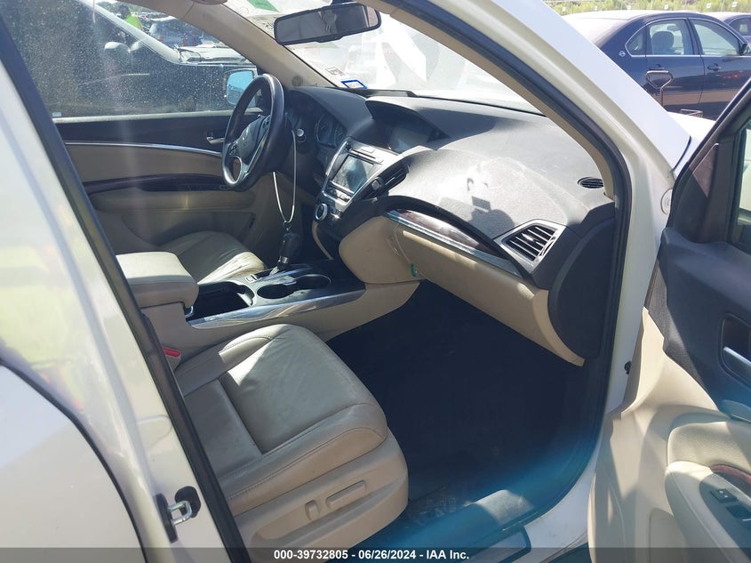 2014 Acura Mdx VIN: 5FRYD3H24EB011332 Lot: 39732805