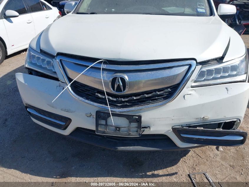 2014 Acura Mdx VIN: 5FRYD3H24EB011332 Lot: 39732805