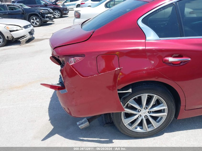 2014 Infiniti Q50 Premium/Sport VIN: JN1BV7AR1EM687881 Lot: 39732811