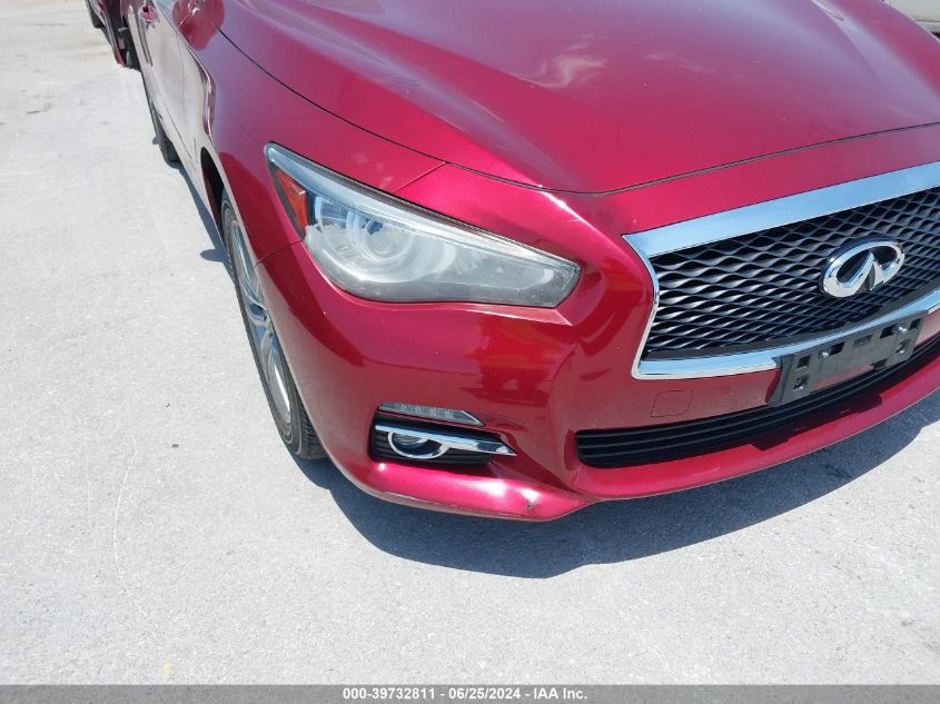 2014 Infiniti Q50 Premium/Sport VIN: JN1BV7AR1EM687881 Lot: 39732811