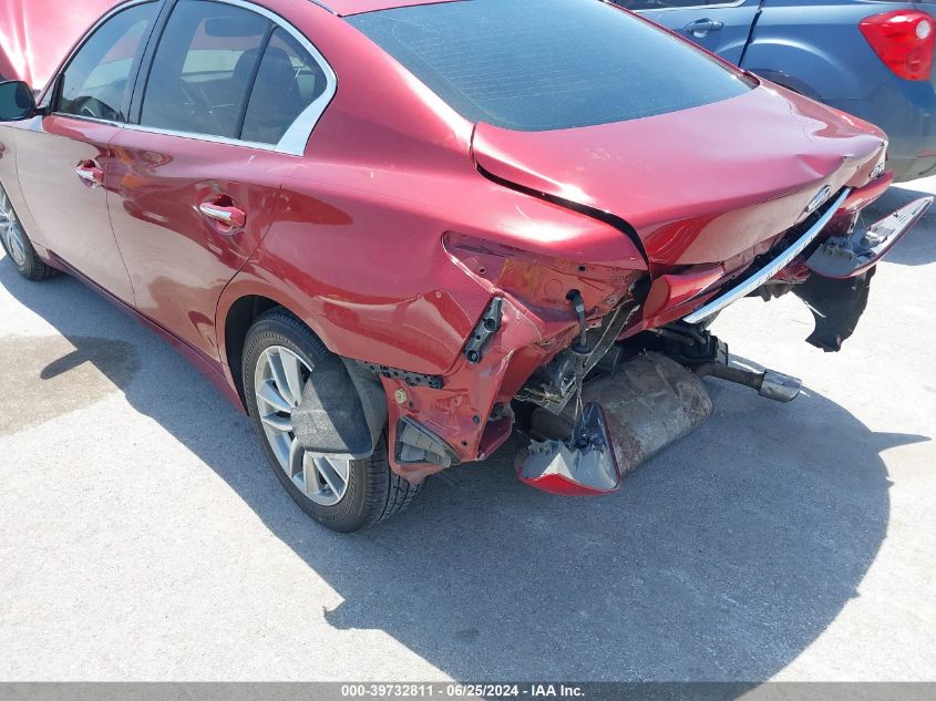 2014 Infiniti Q50 Premium/Sport VIN: JN1BV7AR1EM687881 Lot: 39732811