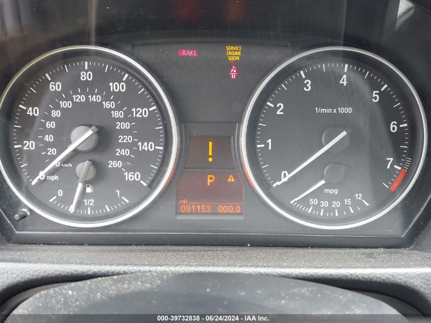 2011 BMW 328I VIN: WBAPH5G50BNM79870 Lot: 39732838