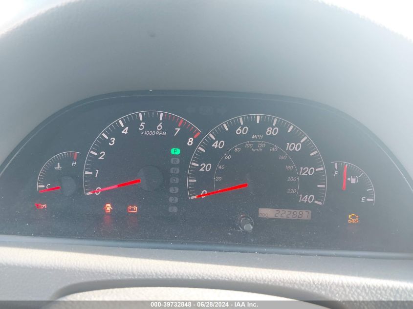 2005 Toyota Camry Xle V6 VIN: 4T1BF32K25U097706 Lot: 39732848