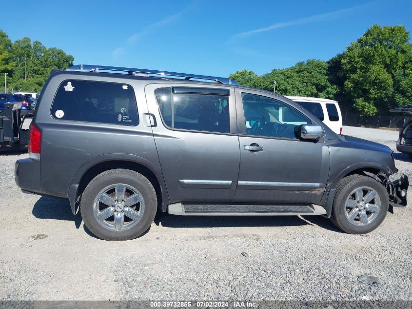 2011 Nissan Armada Platinum VIN: 5N1AA0NE2BN611302 Lot: 39732855