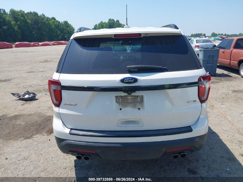 2018 Ford Explorer Sport VIN: 1FM5K8GT8JGC13216 Lot: 39732858