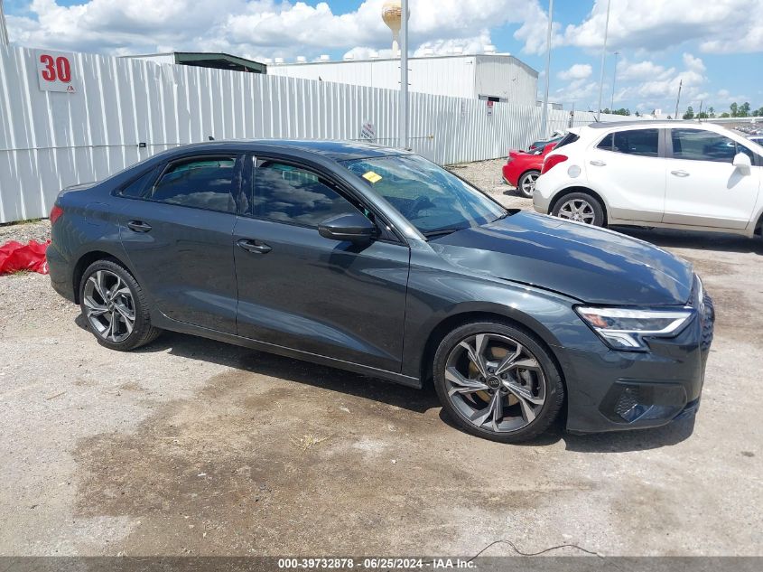 2023 Audi A3 Premium 40 Tfsi Front-Wheel Drive S Tronic VIN: WAUAUDGY2PA105636 Lot: 39732878