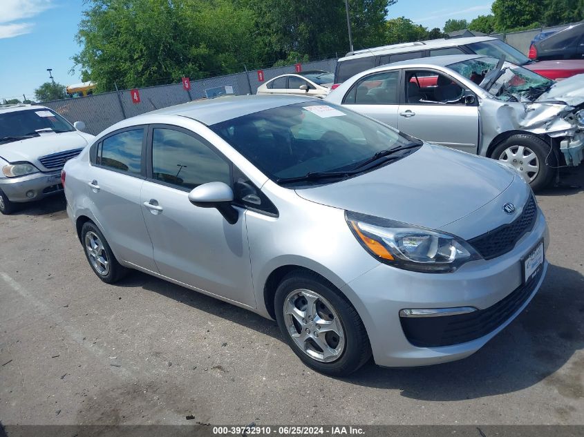 2016 Kia Rio Lx VIN: KNADM4A34G6612356 Lot: 39732910