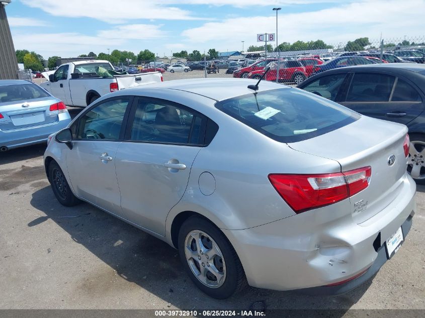 2016 Kia Rio Lx VIN: KNADM4A34G6612356 Lot: 39732910