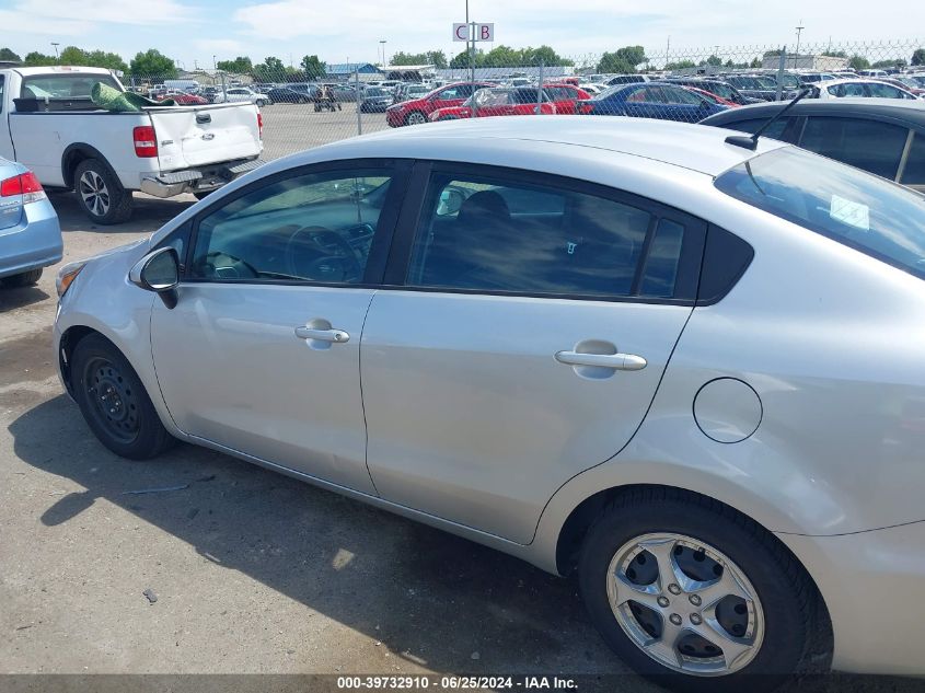 2016 Kia Rio Lx VIN: KNADM4A34G6612356 Lot: 39732910