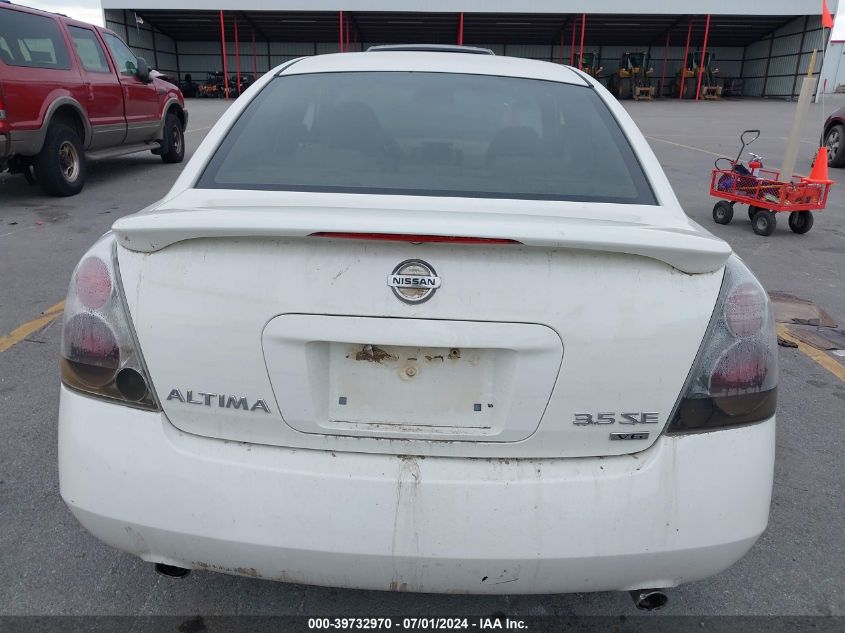 2005 Nissan Altima 3.5 Se VIN: 1N4BL11D25N925550 Lot: 39732970
