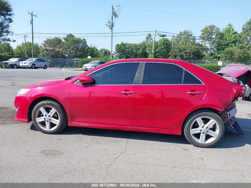 2013 Toyota Camry L/Se/Le/Xle VIN: 4T1BF1FK2DU664655 Lot: 39732992
