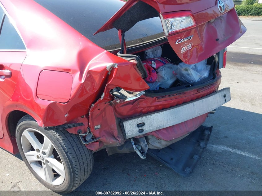 2013 Toyota Camry L/Se/Le/Xle VIN: 4T1BF1FK2DU664655 Lot: 39732992