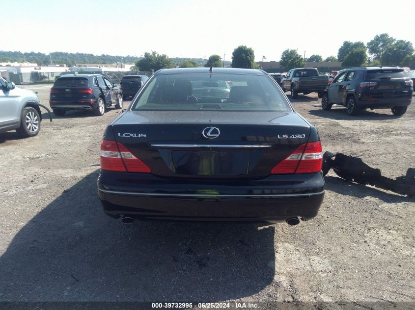 2005 Lexus Ls 430 430 VIN: JTHBN36F855003552 Lot: 39732995