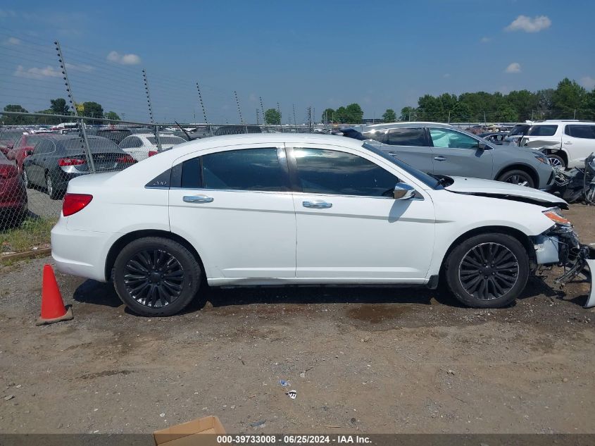 2012 Chrysler 200 Limited VIN: 1C3CCBCB3CN256416 Lot: 39733008