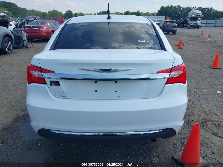 2012 Chrysler 200 Limited VIN: 1C3CCBCB3CN256416 Lot: 39733008