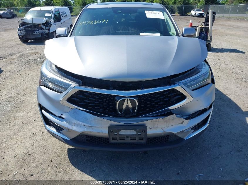 2019 Acura Rdx VIN: 5J8TC2H39KL039509 Lot: 39733071