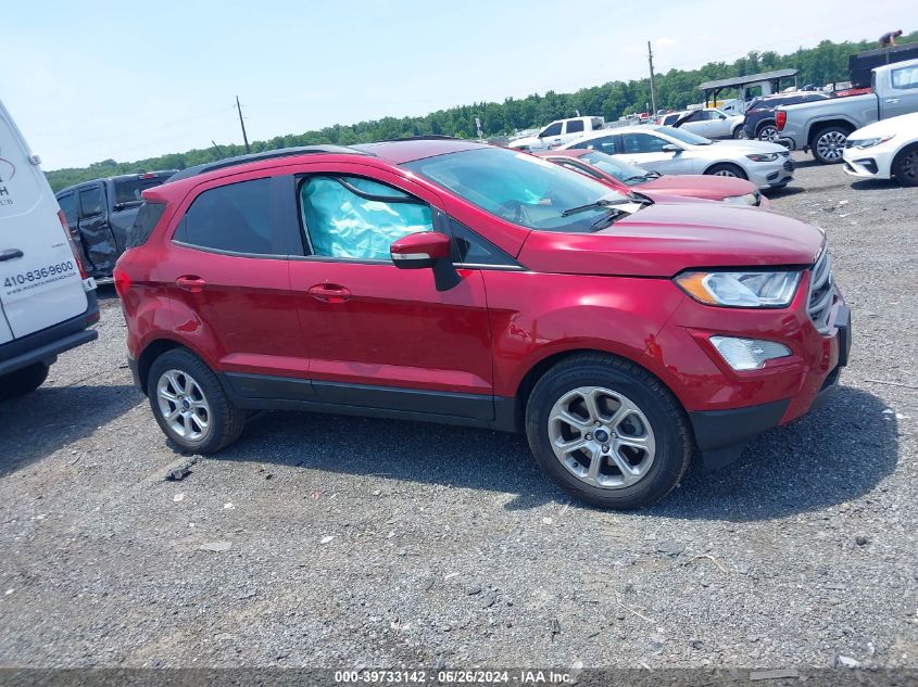 MAJ3S2GE2KC284033 2019 Ford Ecosport Se