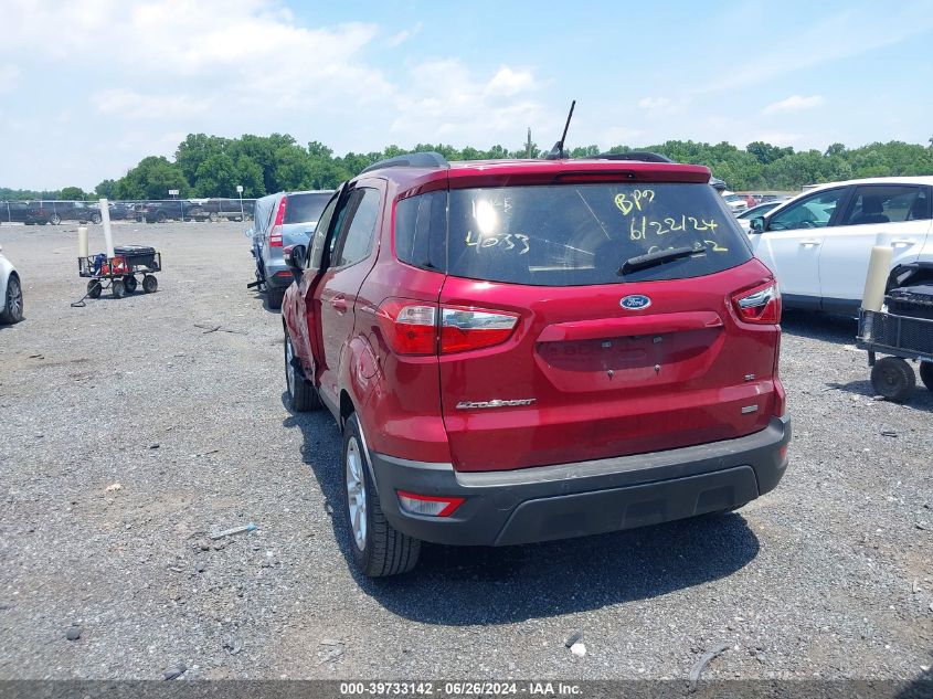 MAJ3S2GE2KC284033 2019 Ford Ecosport Se