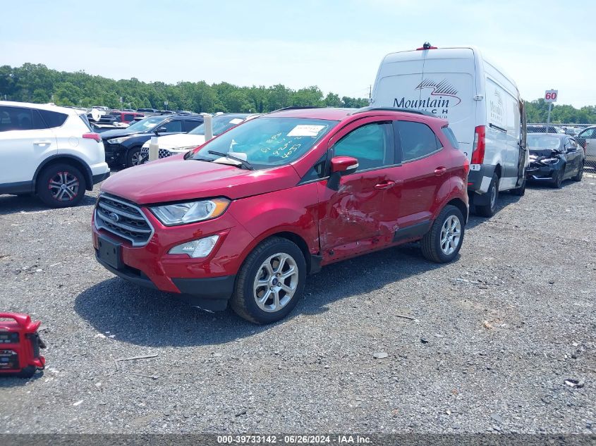 MAJ3S2GE2KC284033 2019 Ford Ecosport Se