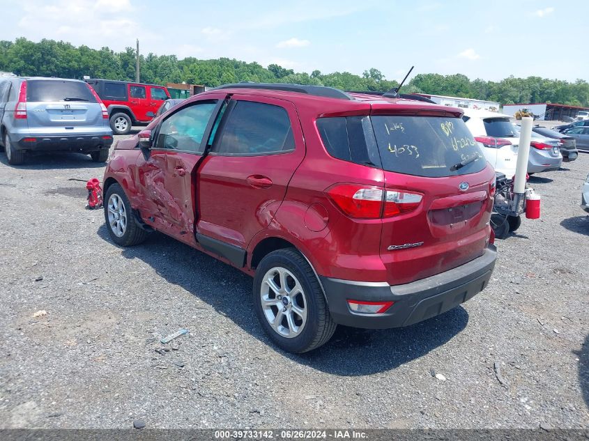 MAJ3S2GE2KC284033 2019 Ford Ecosport Se