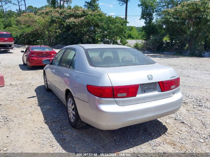 2005 Honda Accord 2.4 Lx VIN: 1HGCM56475A165376 Lot: 39733148