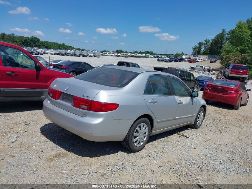 2005 Honda Accord 2.4 Lx VIN: 1HGCM56475A165376 Lot: 39733148