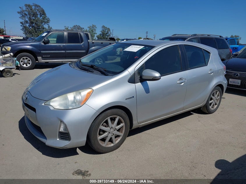 2012 Toyota Prius C Three VIN: JTDKDTB3XC1008367 Lot: 39733149