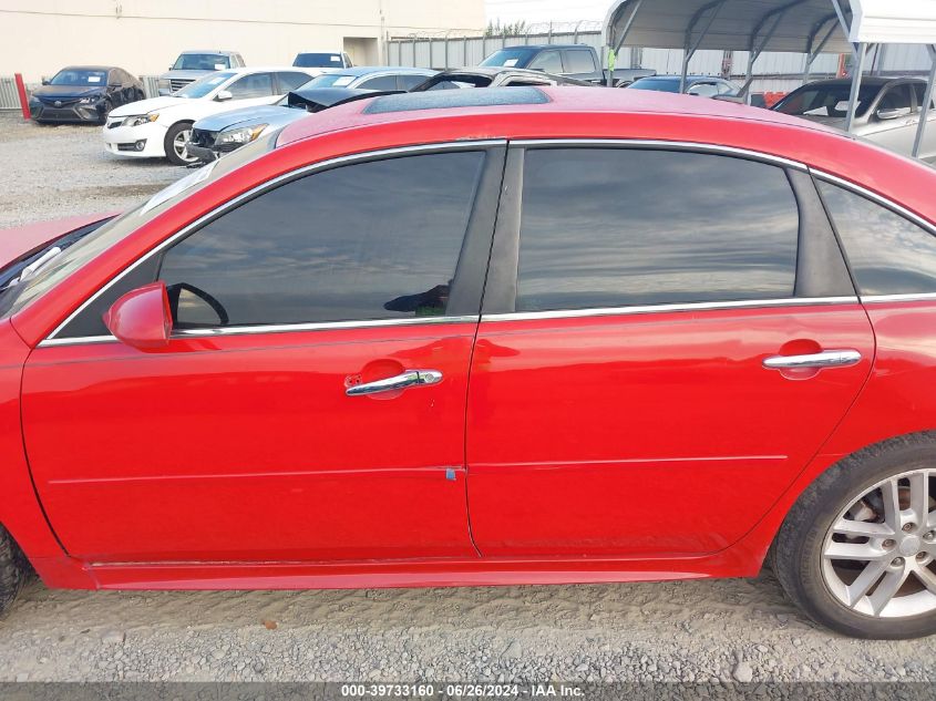 2013 Chevrolet Impala Ltz VIN: 2G1WC5E37D1187998 Lot: 39733160