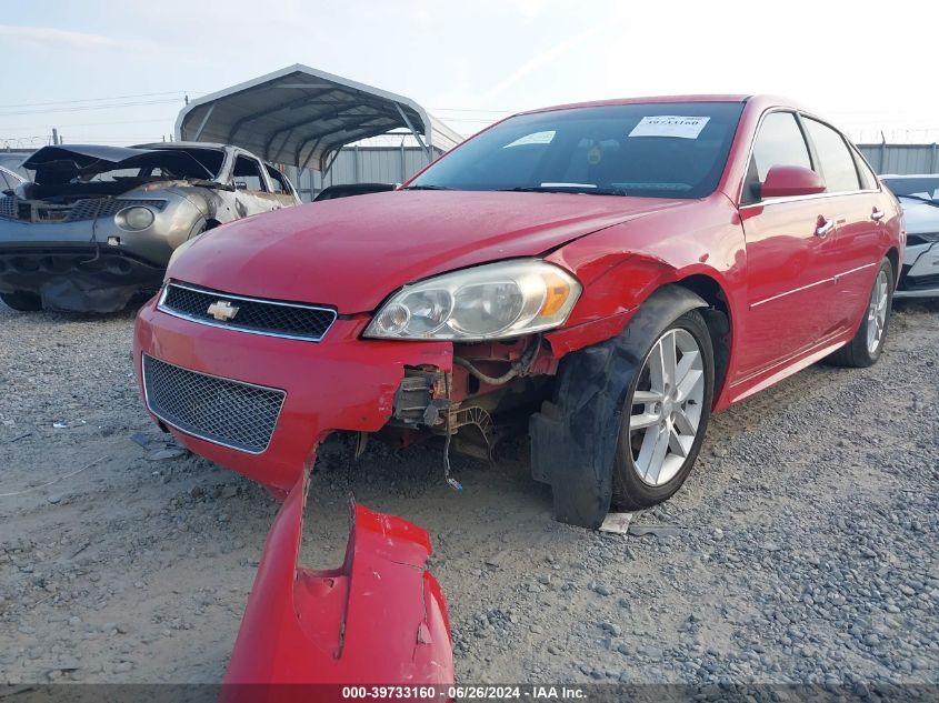 2013 Chevrolet Impala Ltz VIN: 2G1WC5E37D1187998 Lot: 39733160